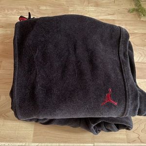 Jordan Velour Tracksuit set Mens Medium black/charcoal
